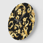 Barokrococo, Victoriaans bloemmotief. Grote Klok (Hoek)