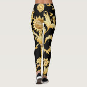 Barokrococo, Victoriaans bloemmotief. Leggings (Achterkant)