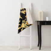 Barokrococo, Victoriaans bloemmotief. Sherpa Deken (In situ)