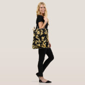Barokrococo, Victoriaans bloemmotief. Tote Bag (Op model)