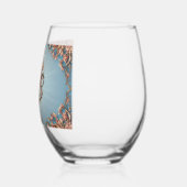 Barokroos   wijnglas zonder voet (Links)