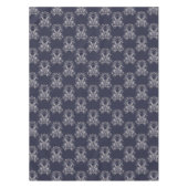 barokstijl floral navy patroon . tafelkleed (Voorkant)