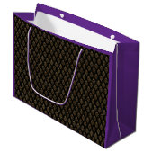 barokstijl groot cadeauzakje (Voorkant Gekanteld)