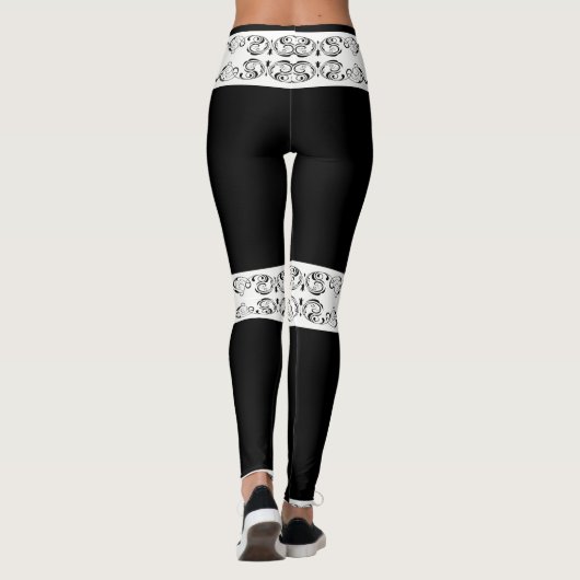 barokstijl. leggings (Achterkant)