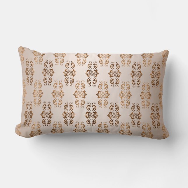 barokstijl verloopbeige patroon. kussen (Voorkant)