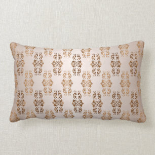 barokstijl verloopbeige patroon. kussen