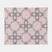 Barokvormige deken van het siervapatroon met sierv (Voorkant (Horizontaal))