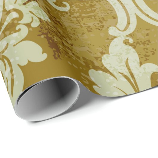  barokvormige versiering naadloos patroon cadeaupapier (Rol Hoek)