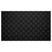 barokzwart Damaspatroonweefsel Stof (Fat Quarter)