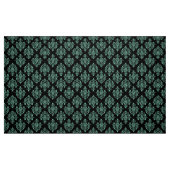 barokzwart Damaspatroonweefsel Stof (Fat Quarter)