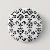 Barokzwarte Button (Voorkant)