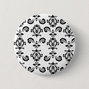 Barokzwarte Button