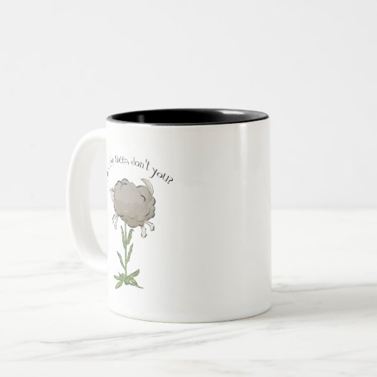 Barometz?Mag Tweekleurige Koffiemok (Voorkant links)