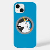 Baron Cornelius Unicorn met Mustache iPhone Case (Achterkant)