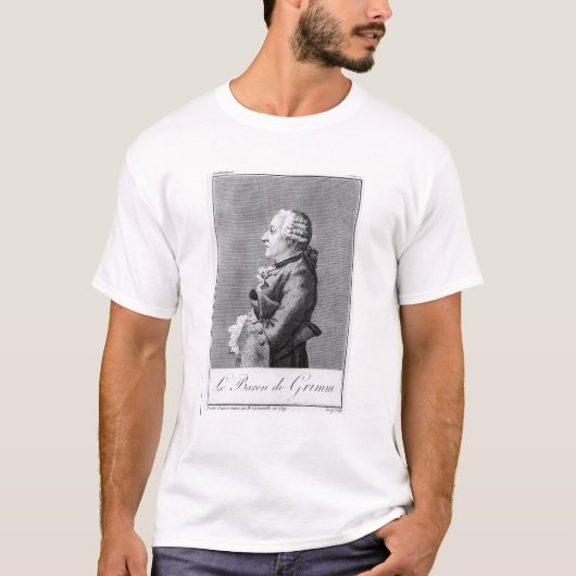 Baron Friedrich Melchior Grimm T-shirt (Voorkant)