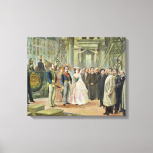 Baron Georges-Eugene Haussmann Canvas Afdruk