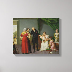 Baron Jean Louis Alibert Canvas Afdruk