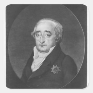 Baron Karl von Stein Vierkante Sticker