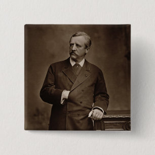 Baron Nils Adolf Erik Nordenskjold (1832-1901), fr Vierkante Button 5,1 Cm