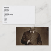 Baron Nils Adolf Erik Nordenskjold (1832-1901), fr Visitekaartje (Voorkant / Achterkant)