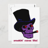 Baron Samedi briefkaart (Voorkant / Achterkant)