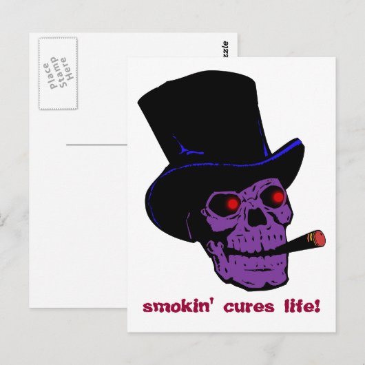 Baron Samedi briefkaart (Voorkant / Achterkant)