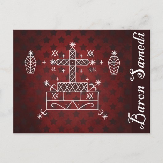 Baron Samedi Briefkaart (Voorkant)