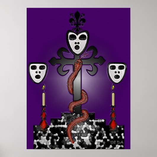 Baron Samedi en de Voodoo Guede Poster (Voorkant)