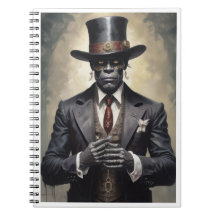 Baron Samedi gotisch spiraalnotitieboek