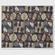 Baron Samedi gotische inpakpapier