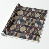 Baron Samedi gotische inpakpapier (Uitgerold)