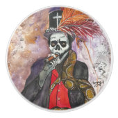 Baron Samedi Keramische knop (Voorkant)