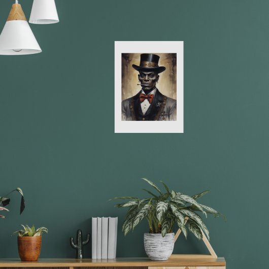 Baron Samedi Portret Poster (Woonkamer 1)