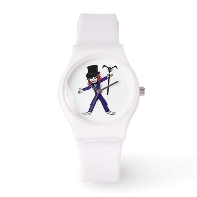 Baron Samedi Voodoo Doll Mannen horloge (Voorkant)