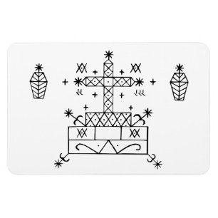 Baron Samedi: Voodoo Loa Veve Magneet