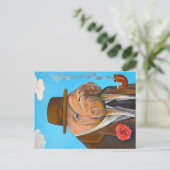 Baron Schnitzel. Briefkaart (Staand voorkant)