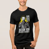 Baron Ungern Sternberg Weerstaat Moderniteit Tri-Blend Shirt (Voorkant)