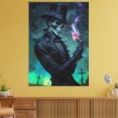 Baron van het Naar het hiernamaals Canvas Afdruk (Insitu (Woonkamer))