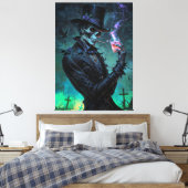 Baron van het Naar het hiernamaals Canvas Afdruk (Insitu (Slaapkamer))