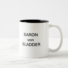 BARON von BLADDER Tweekleurige Koffiemok