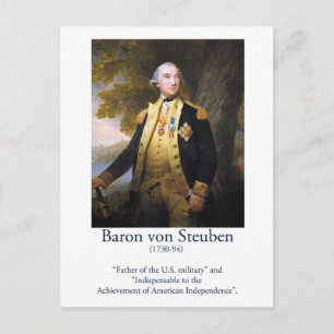 Baron von Steuben - Militaire VS Briefkaart