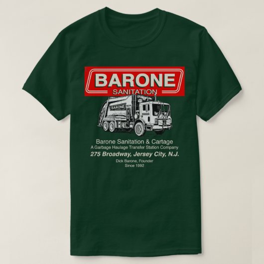 Barone Sanitation Dks T-shirt (Design voorkant)