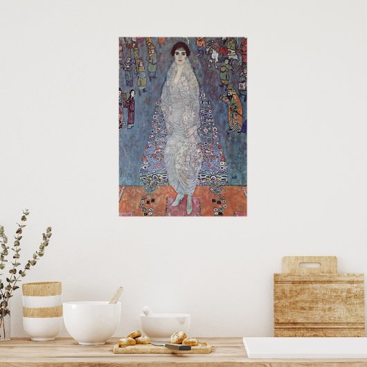 Baroness Elisabeth Bachofen-Echt by Gustav Klimt Poster (Keuken)