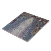 Baroness Elisabeth Bachofen-Echt by Gustav Klimt Tegeltje (Zijkant)