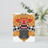 Barong Bali Briefkaart (Staand voorkant)