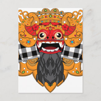 Barong Bali Briefkaart