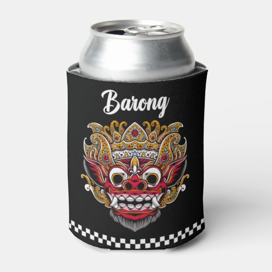 Barong Bali Foam Koelbox Blikjeskoeler (Blikje Voorkant)