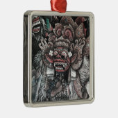 Barong en Rangda Bali Metalen Ornament (Rechts)