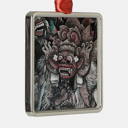 Barong en Rangda Bali Metalen Ornament (Rechts)