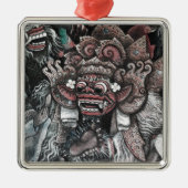 Barong en Rangda Bali Metalen Ornament (Voorkant)